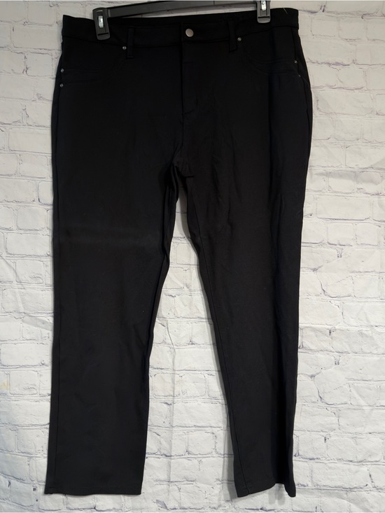 Time and Tru Pants - Time and Tru Women's Black Boot-Cut Stretch Pants
